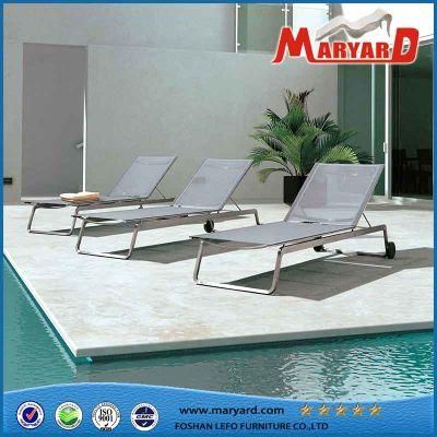Outdoor Sofa Bed, Garden Sunbed with Cushions, Poolside Sofa Bed, Hotel Project Bed, Terrace Furniture, Beach Bed