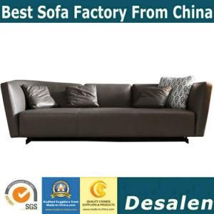 Italian Design Modern Home Furniture Living Room Leather Sofa (T1802)
