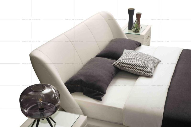 Italy New Model Furniture Home Bedroom Furniture Modern Upholstered Furniture Bed King Bed Sofa Bed