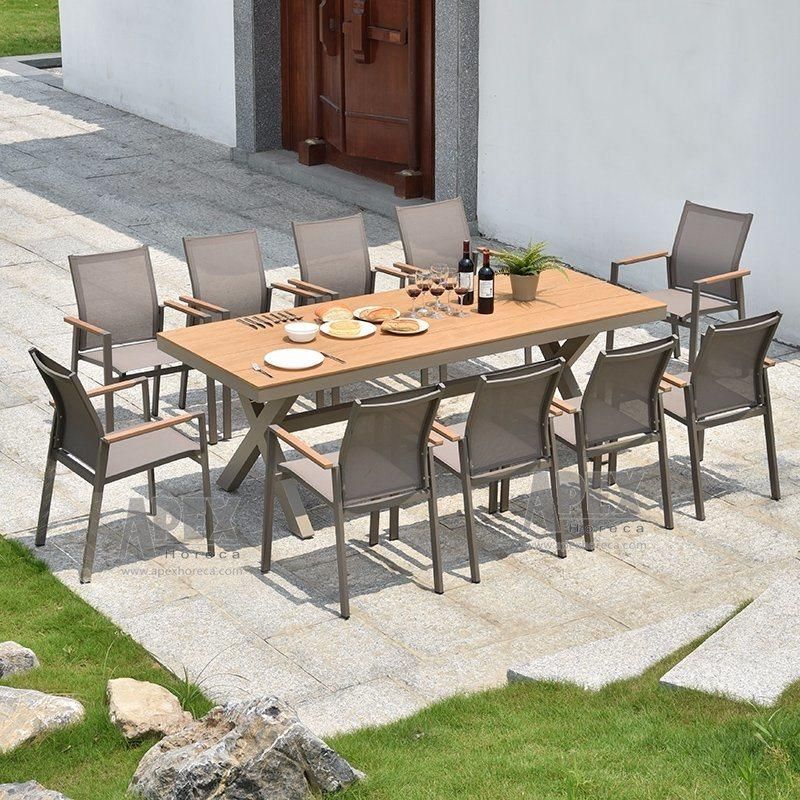 Outdoor Sofa Plastic Wood Lounge Garden Furniture AC1303