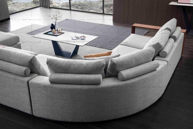 Modern Living Room Furniture Sofa Bed Home Furniture U Shape Sectional Sofa GS9001