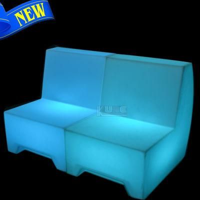 Home LED Plastic Module Sectional Sofa