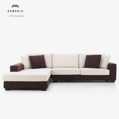 Modern Furniture Comfortable Top Wooden Legs Sofa Set Recliner Sectional Sofa
