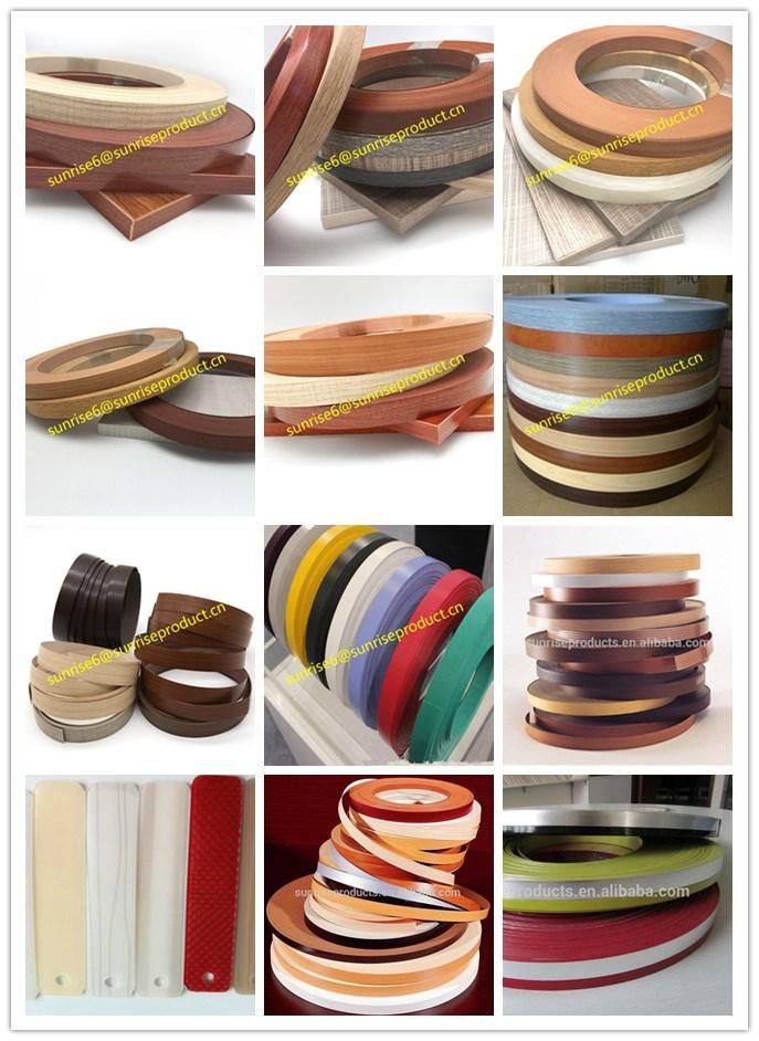 High Quality Flexible Portable PVC Wood Grain Edge Banding