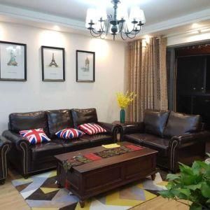 1+2+3 America Leather Sofa for Home Furniture (8001)