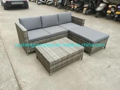Hot Sale 2022 K/D Rattan Sofa Set for Outdoor Furniture with Cushion