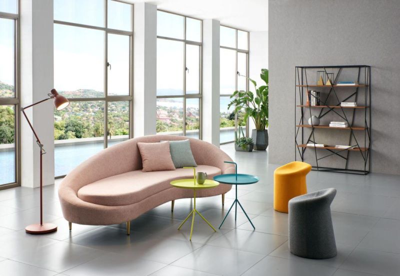 Cheap Couch European Style 2 Seater Hotel Fabric Sofa