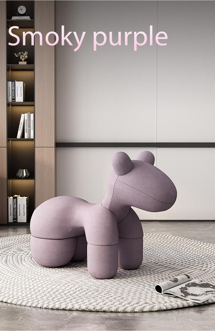 Pony Creative Chair Children′s Toy Seat Cartoon Animal Stool Sofa Chair