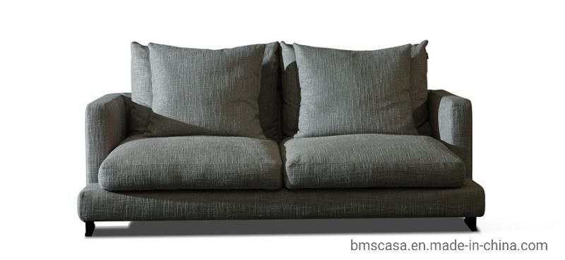 Italy Design China Home Furniture Contemporary Fabric and Leather Sofa