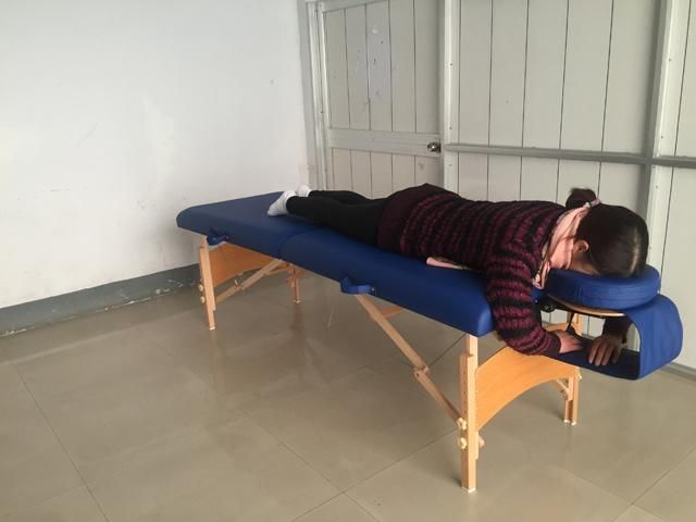Wooden Massage Bed, Timber Massage Couch (MT-006B)
