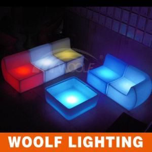 LED Glow Restaurant Hotel Cafe Leisure Sofa