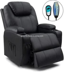 Modern Home Furniture Living Room Leather Fabric Electric Massage Lounge Leisure Recliner Sofa