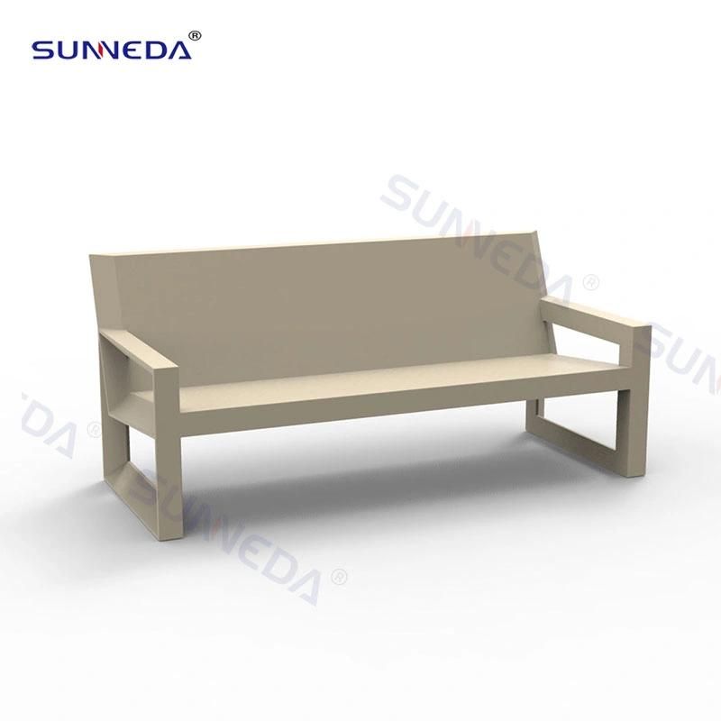 Industrial Leisure Style Outdoor Sofa with Waterproof Aluminum Frame