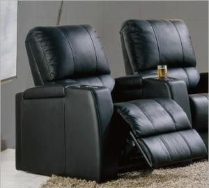 Wholesale Price Home Theater Cinema Recliner Leather Sofa (K10)