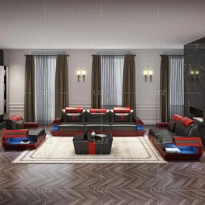 Manufacturer Direct Home Living Room Furniture Modern Italian Leather Sofa