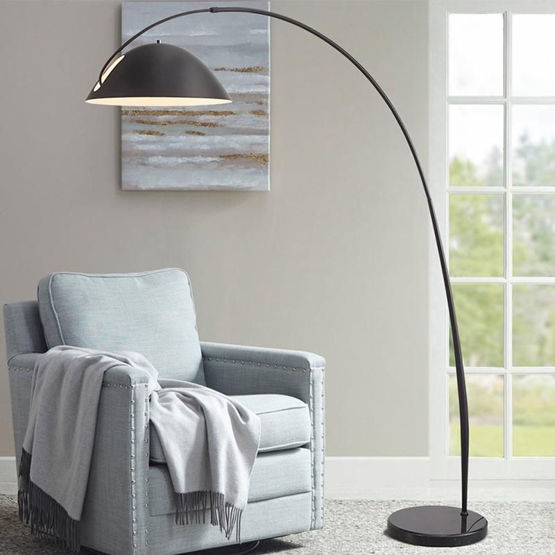 Italian Style Living Room Sofa with Lighting Fishing Floor Lamp