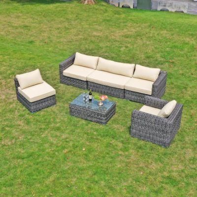Modern Leisure Garden Sofa in Rattan Outdoor Garden Sofa Furniture Set