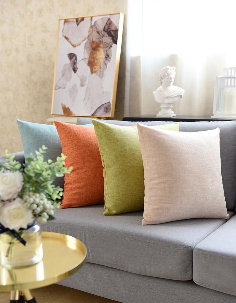 Fashion Polyester/Cotton Yarn Dyed Jacquard Cushions for Sofa, Travel, Bedding, Neck Pillow, Decorative, Hotel, Chair, Home Textile