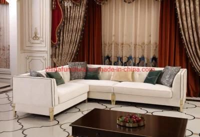 Home Furniture Sectional L Shape Fabric Sofa