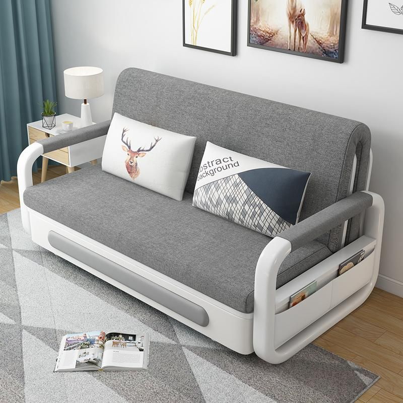Folding Chair Sleeper Modern Wood Folding Chair Sleeper Three Seat Sofa Bed Living Room Multi-Function Divan