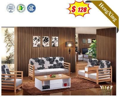 Cheap Wholesale Market Modern Living Room Furniture Sofa TV Stand Wooden Sofa Coffee Table