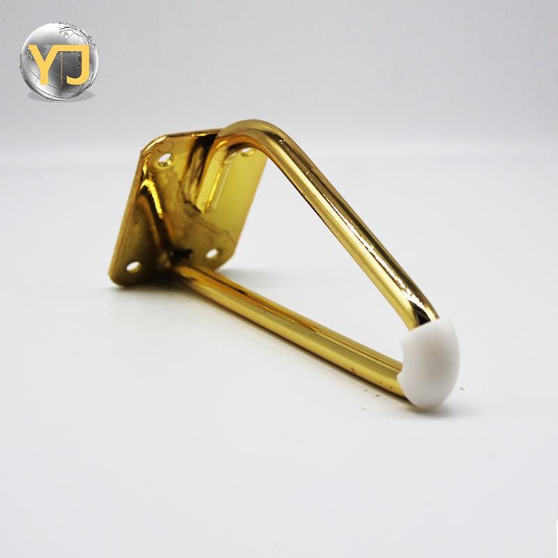 Heavy Duty Minimalist Design Iron Brass Gold Furniture Feet Legs for Coffee Table Cabinet TV Stand