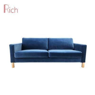 Modern Hotel Reception Office Living Room Furniture Double Fabric Sofa