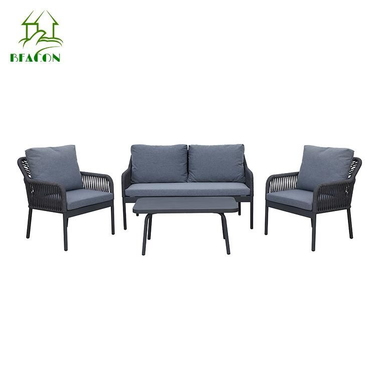 Wholesale Modern Style Aluminum Frame Furniture Outdoor Sofa for Home Hotel Garden Patio