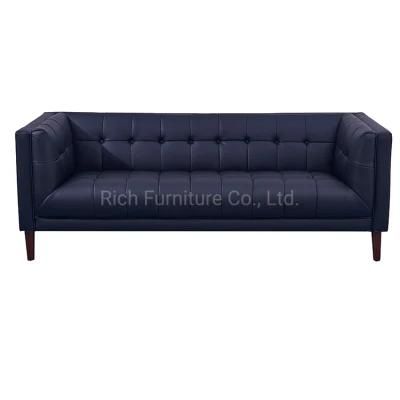 Home Furniture modern Living Room Lounge Couch 3 Seat PU Leather Sofa Chair