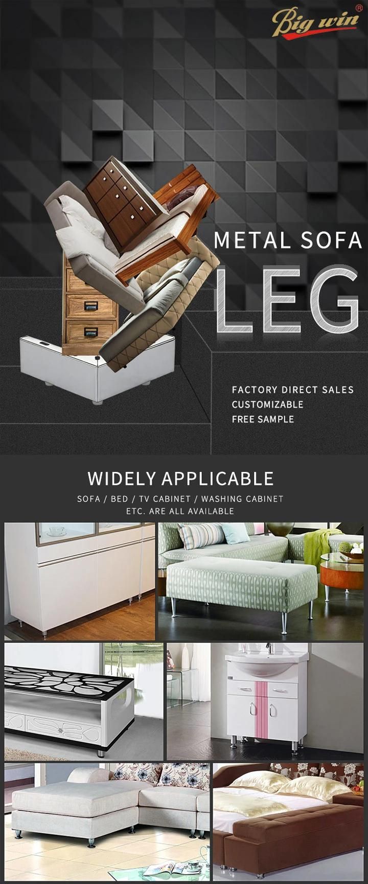 Wholesale Chrome Leg Metal Corner Feet Sofa Legs Furniture Metal