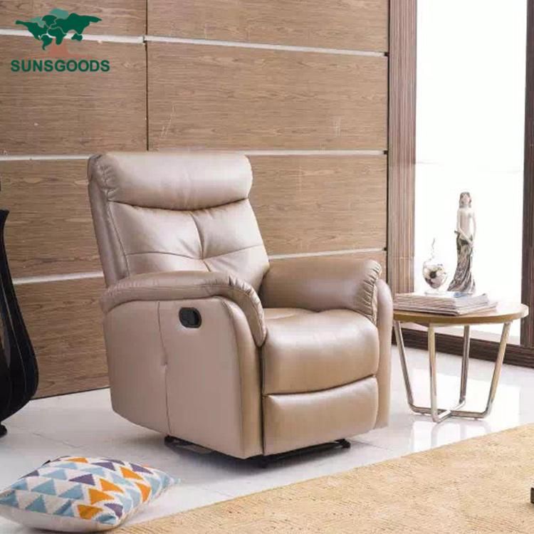 Modern Leisure Home Theater Recliner Sofa Genuine Leather Sofa