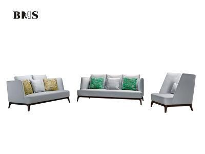 High Back Rest Wood Leg Sofa 1+2+3
