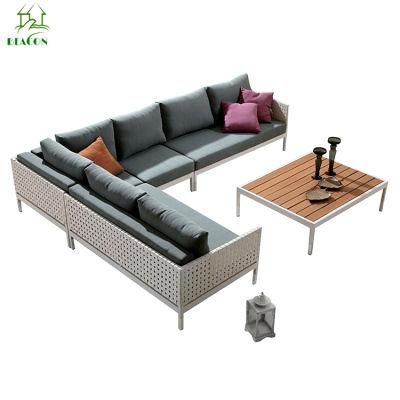 European Modern Leisure Living Room /Home /Office /Hotel L Shape Sectional Genuine Leather Modular Chesterfield Corner Sofa Furniture Set