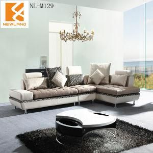 Foshan Newland Furniture ,Modern Livling Room Furniture, Fabric Sectional Sofa (NL-M129)