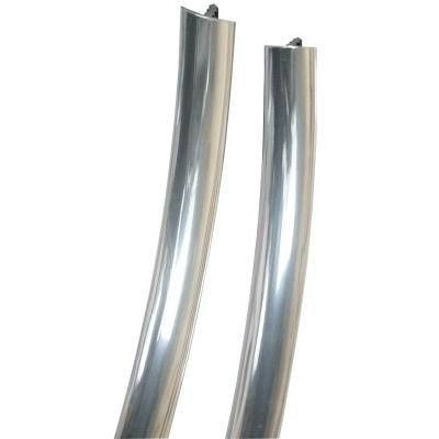 Customized 12mm/ 19mm T-Shape Chrome Finish Edge Banding for Office Furniture