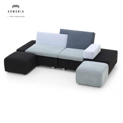 Sponge with Armrest Living Room Sets Recliner Dubai Sofa