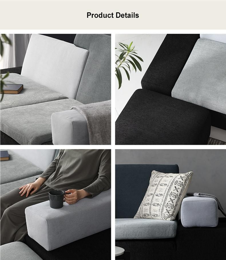 Sponge with Armrest Living Room Sets Recliner Dubai Sofa