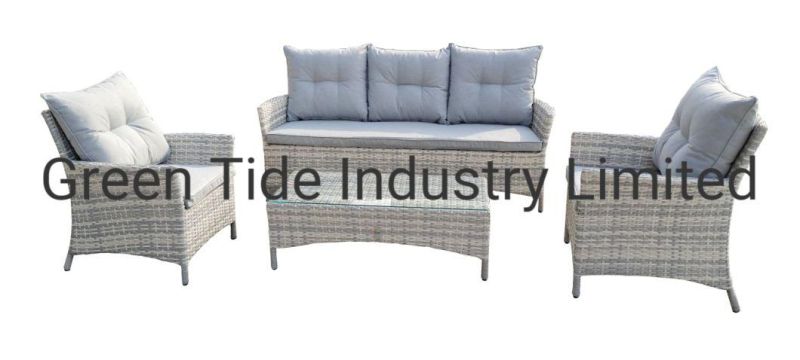 European Style Outdoor Garden Furniture Rattan Sofa Set
