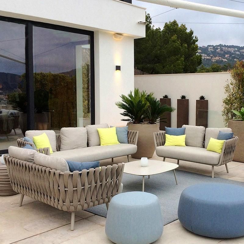 Nordic Outdoor Sofa Villa Rattan Combination Hotel Outdoor Furniture