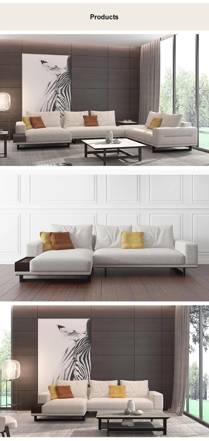 3 Corner Recliner Sectional Modern Living Room Furniture Fabric Sofa