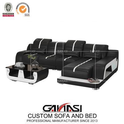 LED Furniture Home European Hit Sales Sofa with Coffee Table
