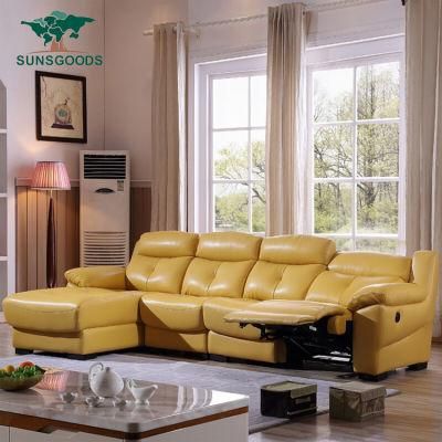 Modern Design Good Quality Living Room Home Theater Recliner Corner Sofa