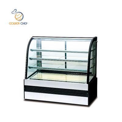 Hot Sale Adjustable Layer Cake Display Showcase Refrigerator High Efficiency Cooling Refrigerated Showcase