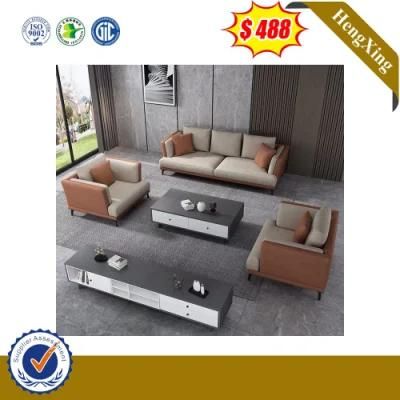 Whole Set Fabric &amp; Leather Modern Sofa Office Home 2 Seat and 3 Seat Sofa