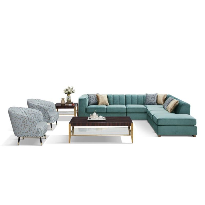 High Quality Luxury Sectional Fabric Sofa