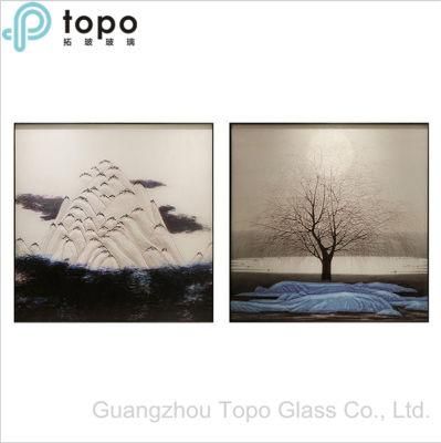 Wholesale Ultra Clear Low Iron Glass-Painting (MR-YB6-2016)