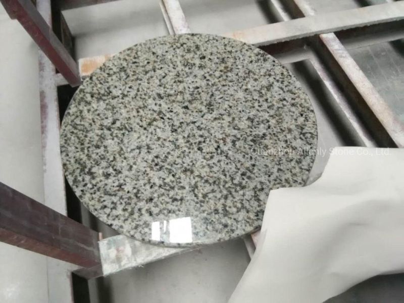48 Round Custom Cut China Green Granite Stone Table Top