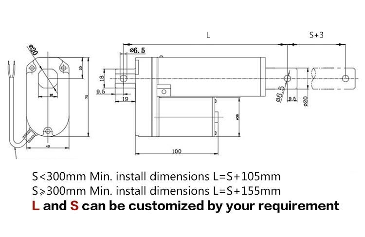 12V/24V Linear Electric Actuators