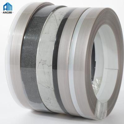 Edge Banding PVC/ABS/Acrylic Pre-Glued Melamine Edge Banding Tape