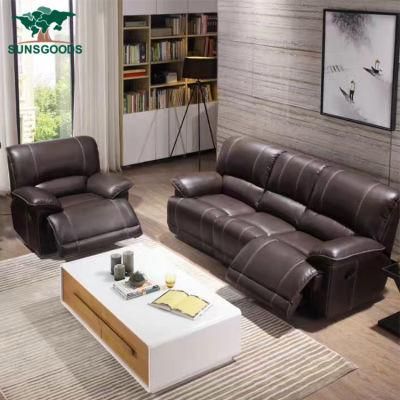 Custom Italy Modern Recliner Sofa Set Genuine Leather Sale Living Room Furniture